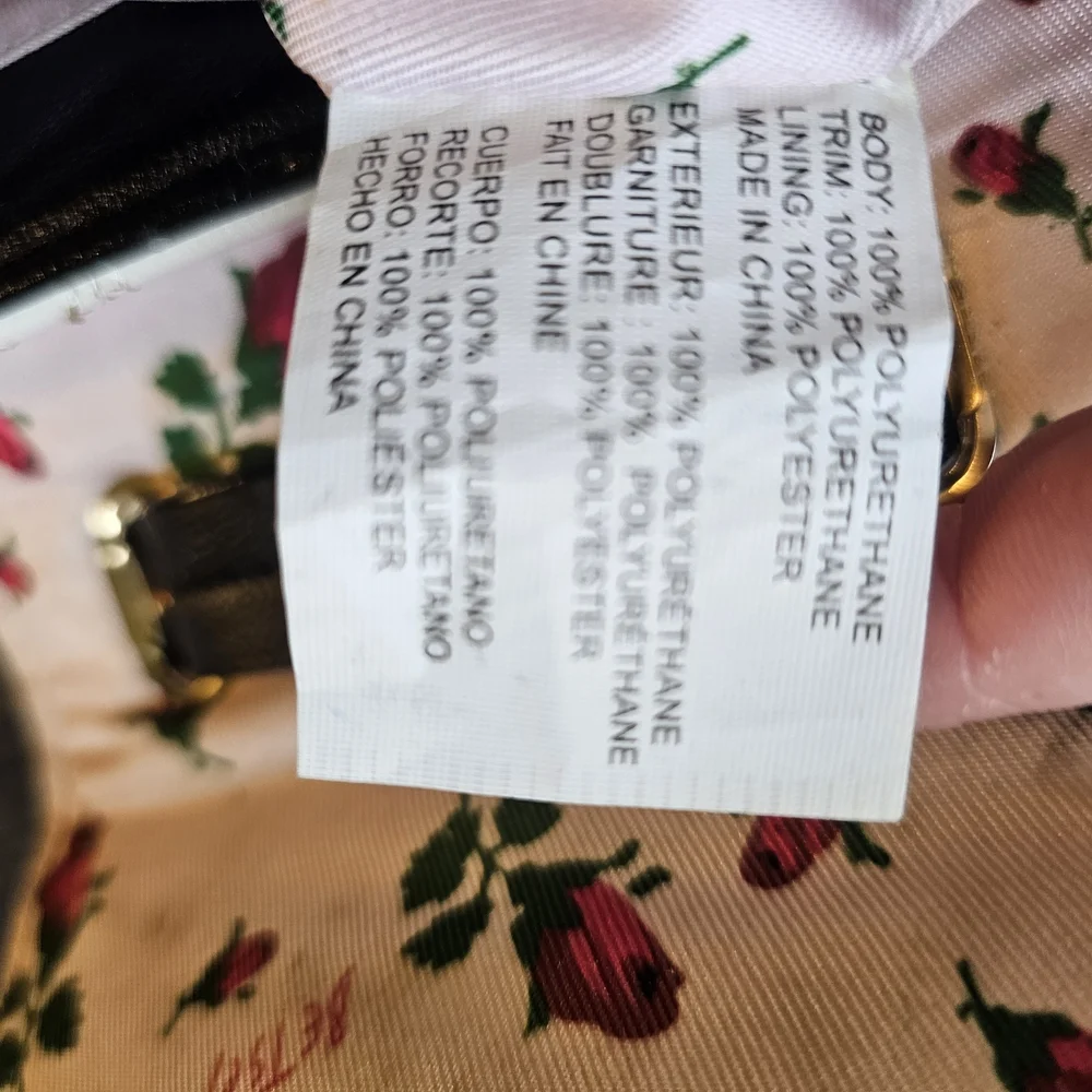 Betsey Johnson Black & Cream Quilted Crossbody Bag OS - Picture 11 of 15